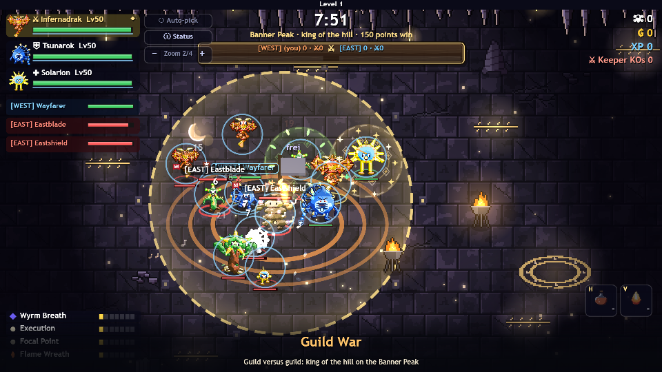 Guild War on the Banner Peak