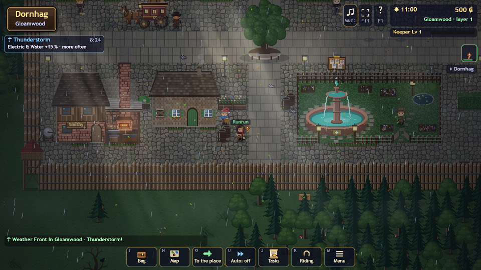 The town of Dornhag in the Gloamwood
