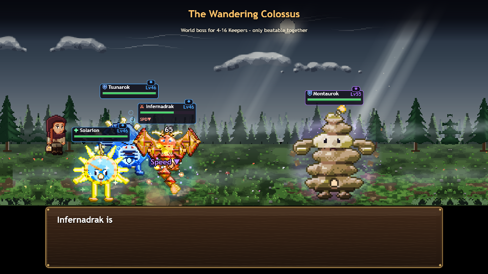 The Wandering Colossus world boss